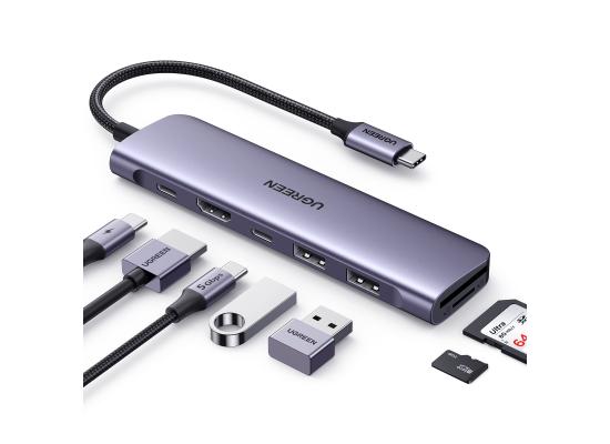 Ugreen 7-in-1 USB-C Hub (95W PD, 4K@30Hz HDMI)